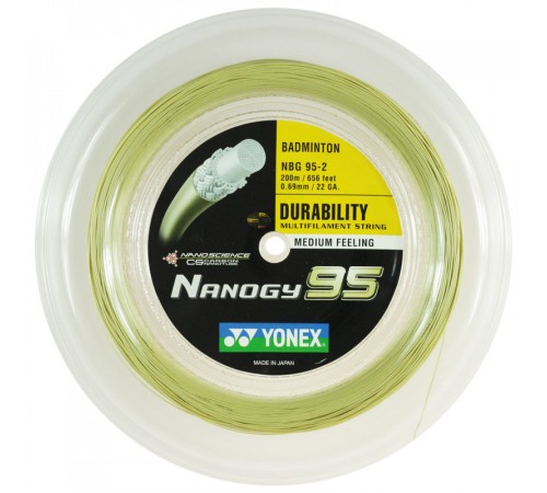 Струна Yonex Nanogy 95 (200m) Струна Yonex Nanogy 95 (200m)