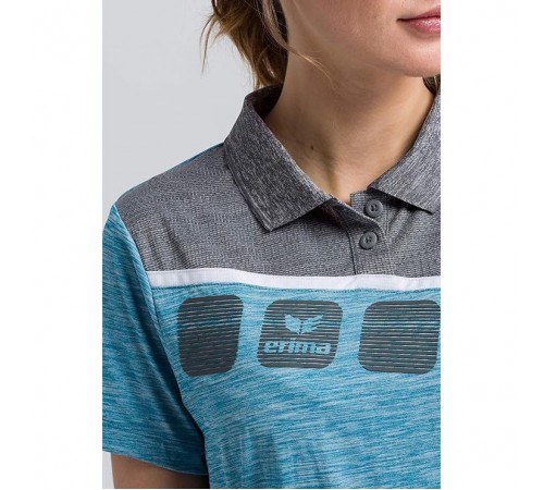 Поло жіноче Erima 1111916 Blue/Gray Поло жіноче Erima 1111916 Blue/Gray