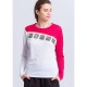 Футболка з довгим рукавом Erima 1331918 White/Pink