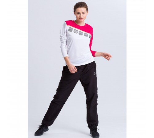 Футболка з довгим рукавом Erima 1331918 White/Pink Футболка з довгим рукавом Erima 1331918 White/Pink