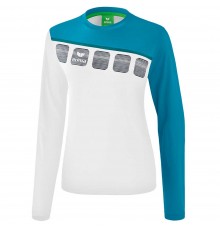 Футболка з довгим рукавом Erima 1331919 White/Blue