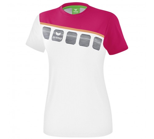 Футболка жіноча Erima 1081921 White/Rose Футболка жіноча Erima 1081921 White/Rose