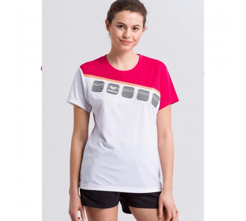 Футболка жіноча Erima 1081921 White/Rose Футболка жіноча Erima 1081921 White/Rose