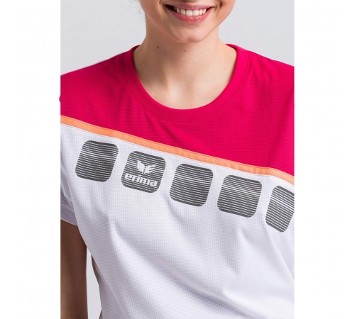 Футболка жіноча Erima 1081921 White/Rose Футболка жіноча Erima 1081921 White/Rose