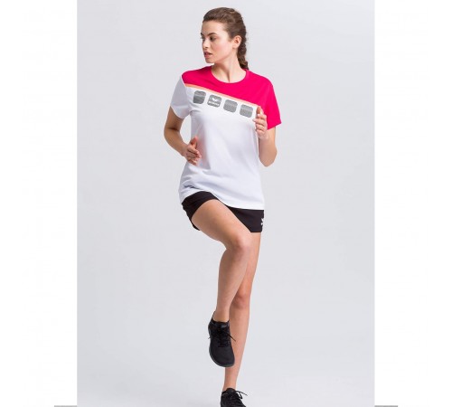 Футболка жіноча Erima 1081921 White/Rose Футболка жіноча Erima 1081921 White/Rose
