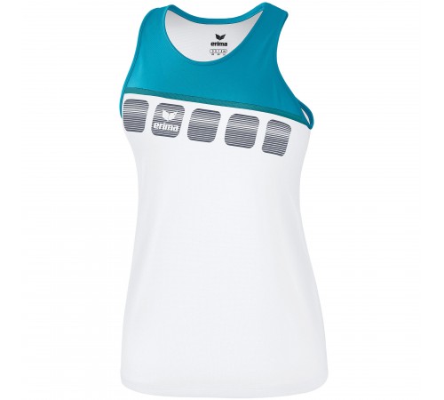 Майка жіноча Erima 1081930 White/Blue Майка жіноча Erima 1081930 White/Blue