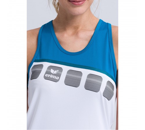 Майка жіноча Erima 1081930 White/Blue Майка жіноча Erima 1081930 White/Blue