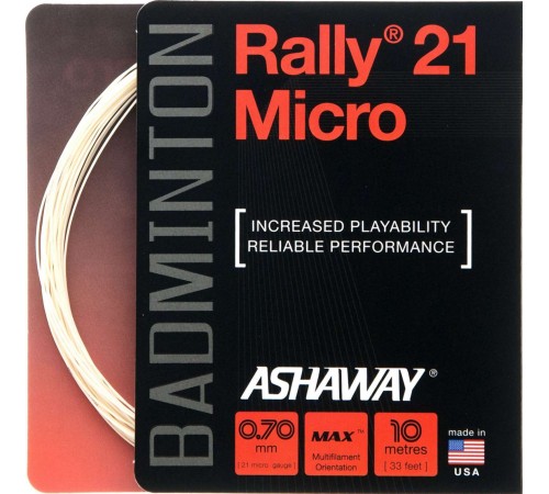 Струна ASHAWAY Rally Micro 21 (10m)